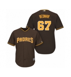 Youth San Diego Padres #67 David Bednar Authentic Brown Alternate Cool Base Baseball Player Jersey
