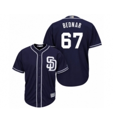 Youth San Diego Padres #67 David Bednar Authentic Navy Blue Alternate 1 Cool Base Baseball Player Jersey