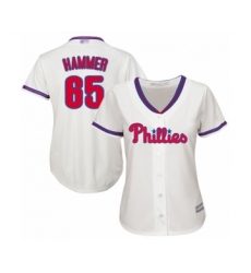 Women's Philadelphia Phillies #65 JD Hammer Authentic Cream Alternate Cool Base Baseball Player Jersey