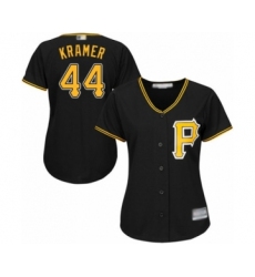 Women's Pittsburgh Pirates #44 Kevin Kramer Authentic Black Alternate Cool Base Baseball Player Jersey