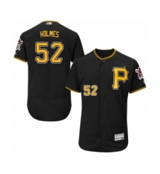 Men's Pittsburgh Pirates #52 Clay Holmes Black Alternate Flex Base Authentic Collection Baseball Player Jersey