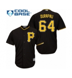 Youth Pittsburgh Pirates #64 Montana DuRapau Authentic Black Alternate Cool Base Baseball Player Jersey