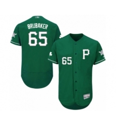 Men's Pittsburgh Pirates #65 J.T. Brubaker Green Celtic Flexbase Authentic Collection Baseball Player Jersey
