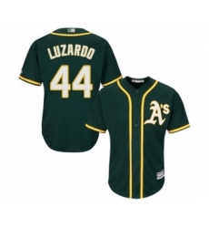Youth Oakland Athletics #44 Jesus Luzardo Authentic Green Alternate 1 Cool Base Baseball Player Jersey
