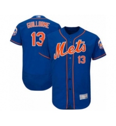 Men's New York Mets #13 Luis Guillorme Royal Blue Alternate Flex Base Authentic Collection Baseball Player Jersey