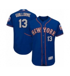 Men's New York Mets #13 Luis Guillorme Royal Gray Alternate Flex Base Authentic Collection Baseball Player Jersey