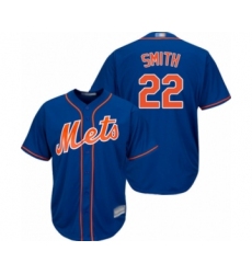 Youth New York Mets #22 Dominic Smith Authentic Royal Blue Alternate Home Cool Base Baseball Player Jersey