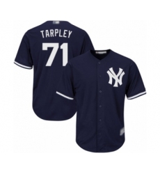 Youth New York Yankees #71 Stephen Tarpley Authentic Navy Blue Alternate Baseball Player Jersey