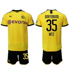 Dortmund #35 Hitz Home Soccer Club Jersey