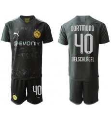 Dortmund #40 Oelschlagel Away Soccer Club Jersey