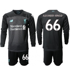 Liverpool #66 Alexander-Arnold Third Long Sleeves Soccer Club Jersey