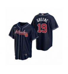 Men's Atlanta Braves #19 Shane Greene Nike Navy 2020 Replica Alternate Jersey