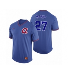 Men's Atlanta Braves #27 Fred McGriff Royal Cooperstown Collection Legend Jersey