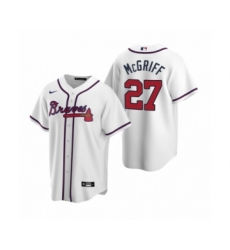 Youth Atlanta Braves #27 Fred McGriff Nike White 2020 Replica Home Jersey