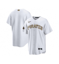 Men's Pittsburgh Pirates Blank White 2022 All-Star Cool Base Stitched Baseball Jersey