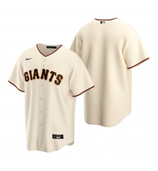 Men's Nike San Francisco Giants Blank Cream Home Stitched Baseball Jersey