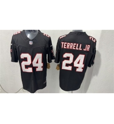 Men's Atlanta Falcons #24 A.J. Terrell jr Black F.U.S.E. Vapor Untouchable Limited Football Stitched Jersey