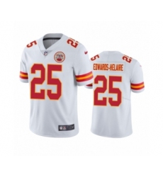Kansas City Chiefs #25 Clyde Edwards-Helaire White 2020 NFL Draft Vapor Limited Jersey