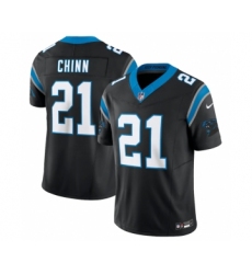 Men's Carolina Panthers #21 Jeremy Chinn Black 2023 F.U.S.E. Vapor Untouchable Stitched Football Jersey