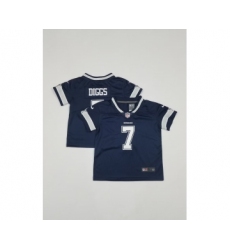 Toddlers Dallas Cowboys #7 Trevon Diggs Navy Blue 2021 Vapor Untouchable Stitched Nike Limited Jersey