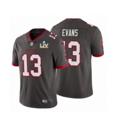 Women's Tampa Bay Buccaneers #13  Mike Evans Pewter 2021 Super Bowl LV Jersey