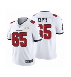 Women's Tampa Bay Buccaneers #65 Alex Cappa White 2021 Super Bowl LV Jersey