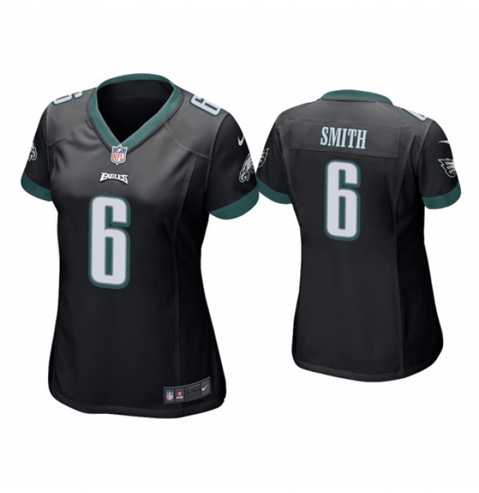 Women's Philadelphia Eagles #6 DeVonta Smith Black Vapor Untouchable Limited Stitched Football Jersey(Run Small)