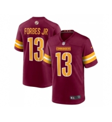 Nike Washington Commanders #13 Emmanuel Forbes Red 2023 NFL Draft Vapor Limited Jersey