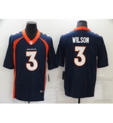 Youth Denver Broncos #3 Russell Wilson Navy Vapor Untouchable Limited Stitched Jersey