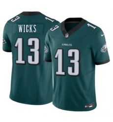 Men's Philadelphia Eagles #13 Dontayvion Wicks Green 2026 F.U.S.E. Vapor Untouchable Limited Football Stitched Jersey