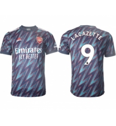 Arsenal F.C #9 Lacazette Away Soccer Jersey7