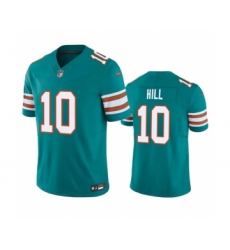 Men's Miami Dolphins #10 Tyreek Hill Aqua 2023 F.U.S.E Vapor Limited Stitched Football Jersey