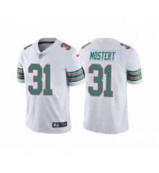 Men's Miami Dolphins #31 Raheem Mostert White Color Rush Limited Stitched Football Jersey