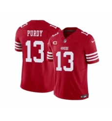 Men's Nike San Francisco 49ers #13 Brock Purdy Red 2023 F.U.S.E. 1-Star C Vapor Untouchable Limited Football Stitched Jersey