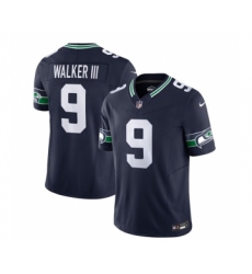 Men's Nike Seattle Seahawks #9 Kenneth Walker III 2023 F.U.S.E. Navy Limited Football Stitched Jersey