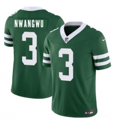 Men's New York Jets #3 Kene Nwangwu Green 2026 F.U.S.E. Vapor Untouchable Limited Football Stitched Jersey