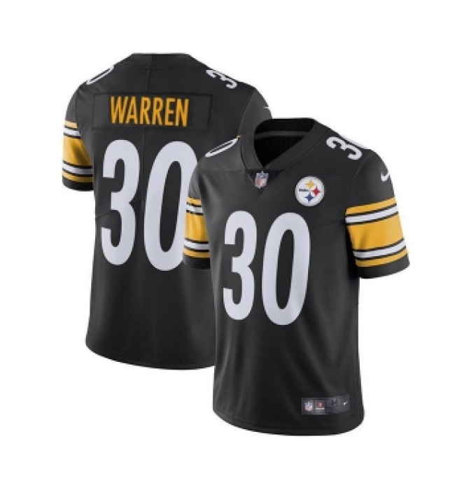 Men's Nike Pittsburgh Steelers #30 Jaylen Warren Black Vapor Untouchable Limited Stitched Jersey