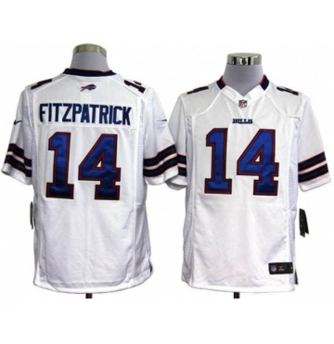 Men's Nike Buffalo Bills #14 Ryan Fitzpatrick White Vapor Untouchable Limited Stitched Jersey