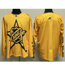 Men's All-Star Game 2024 Yellow Primegreen Stitched Hockey Jersey