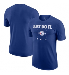 Men's Philadelphia 76ers Royal Just Do It T-Shirt
