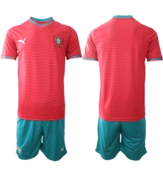 Men's Portugal Bland Or Custom National Team FIFA x World Cup 2026 Home Red On Eusebio special edition Jersey