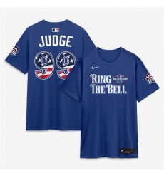 Men's American League #99 Aaron Judge Blue 2026 All-Star Game Name & Number T-Shirt