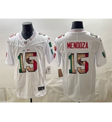 Men's Las Vegas Raiders #15 Fernando Mendoza White F.U.S.E. Mexico Vapor Untouchable Limited Football Stitched Jersey
