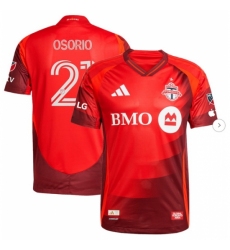 Men's Toronto FC Jonathan Osorio adidas Red 2025 Club Kit Authentic Player Jersey