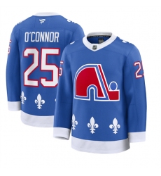 Men's Colorado Avalanche #25 Logan O'Connor Blue 2025 Alternate Stitched Jersey