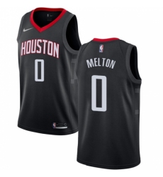 Women's Nike Houston Rockets #0 De'Anthony Melton Swingman Black NBA Jersey Statement Edition