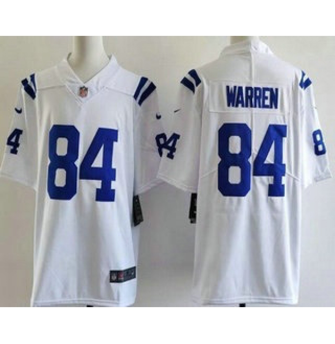 Youth Indianapolis Colts #84 Tyler Warren Limited White Vapor Jersey
