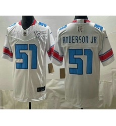 Men's Houston Texans #51 Will Anderson Jr White 2026 FUSE Rivalries Collection Limited Stitched Jersey