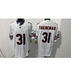 Men's Chicago Bears #31 Dillon Thieneman White 2026 F.U.S.E. Vapor Untouchable Limited Football Stitched Jersey