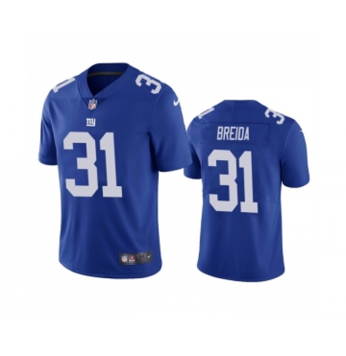 Men's New York Giants #31 Matt Breida Blue Vapor Untouchable Limited Stitched Jersey